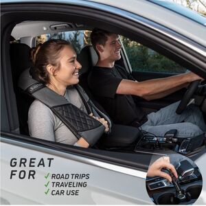 RESTECK Shiatsu Massager Carry Bag for Neck and Back with Heat Open Box